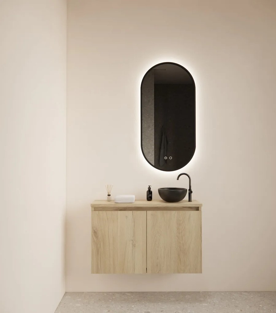 Gliss Design Echo toiletmeubel 80cm evoke eiken