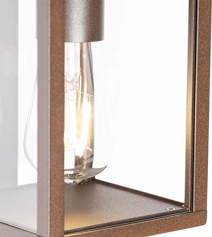 Industriële buiten wandlantaarn roestbruin IP44 - Charlois