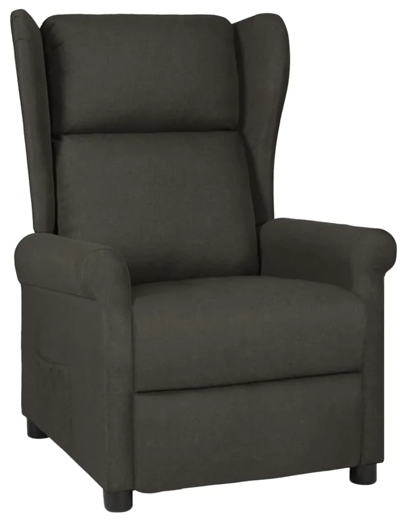 vidaXL Leunstoel stof taupe