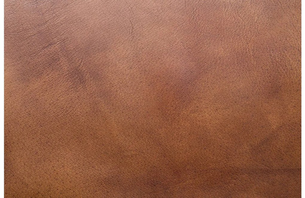 Goossens Excellent Eetkamerstoel Jorg cognac leer met armleuning, urban industrieel