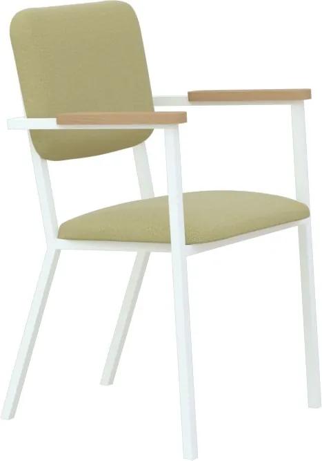 Studio HENK Co Armchair stoel met wit frame Kvadrat Hallingdal 65 - 407