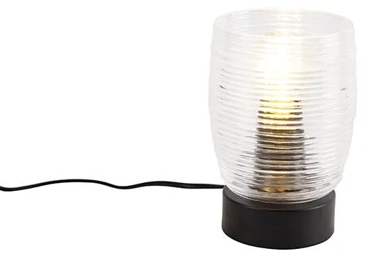 Art Deco tafellamp zwart - Michi Art Deco E27 rond Binnenverlichting Lamp