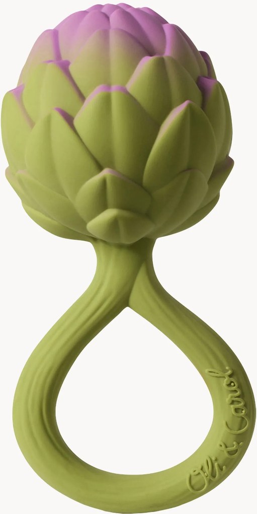 Handgemaakte rammelaar Artichoke