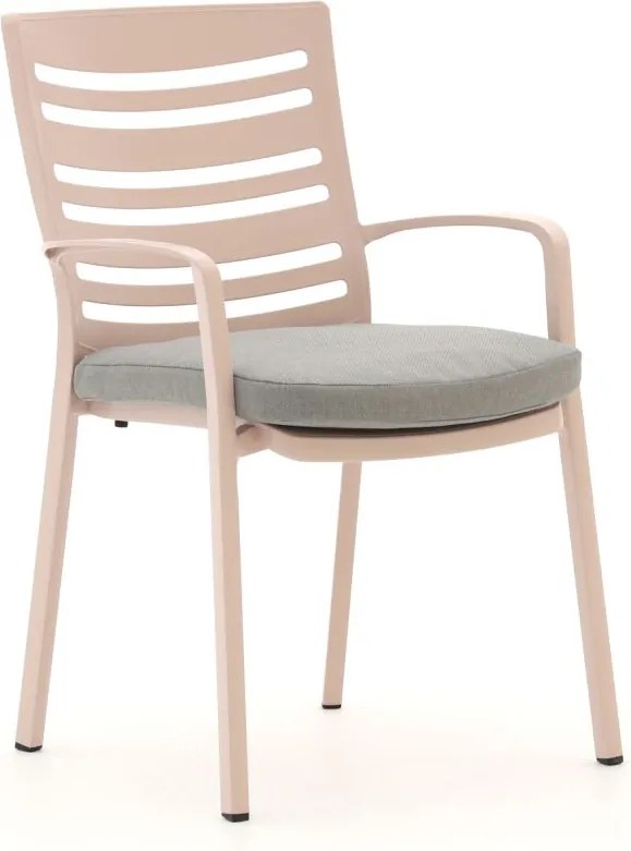 Dining tuinstoel | Hartman Alexandra | Aluminium | Roze | Stapelbaar | Kees Smit Tuinmeubelen