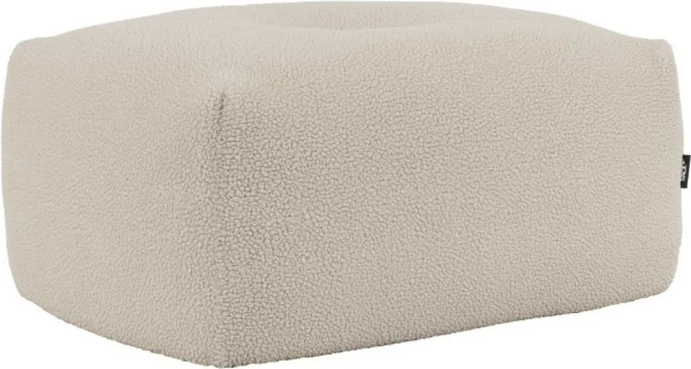 Soft Zitzak Indoor Pouf - Teddy Beige