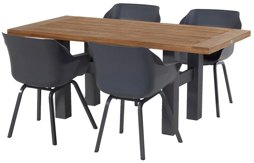 Hartman Sophie Element dining armstoel - Xerix- Alu poot