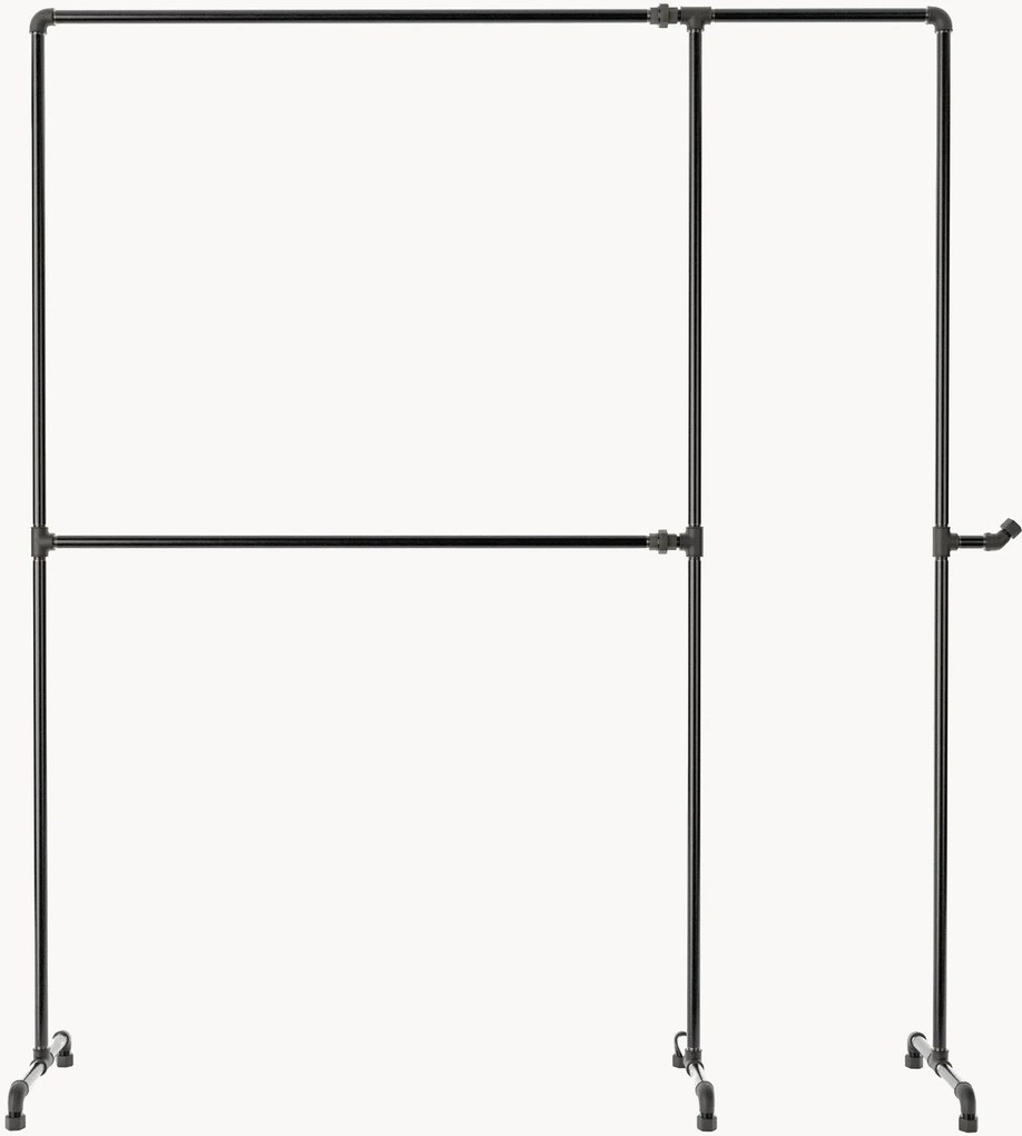 Metalen kledingrek Elliot met stang