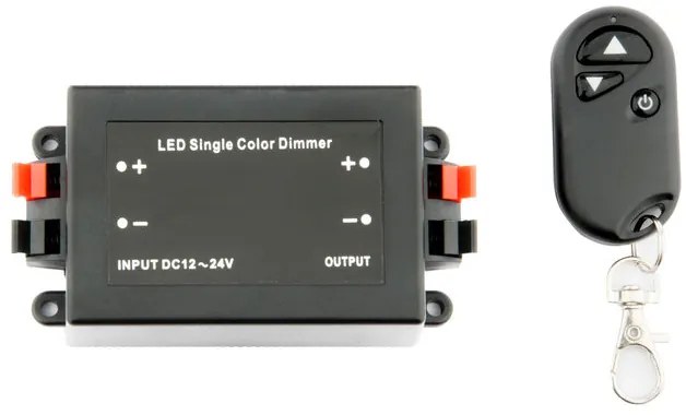LED Dimmer 12-24V Incl. RF Afstandsbediening