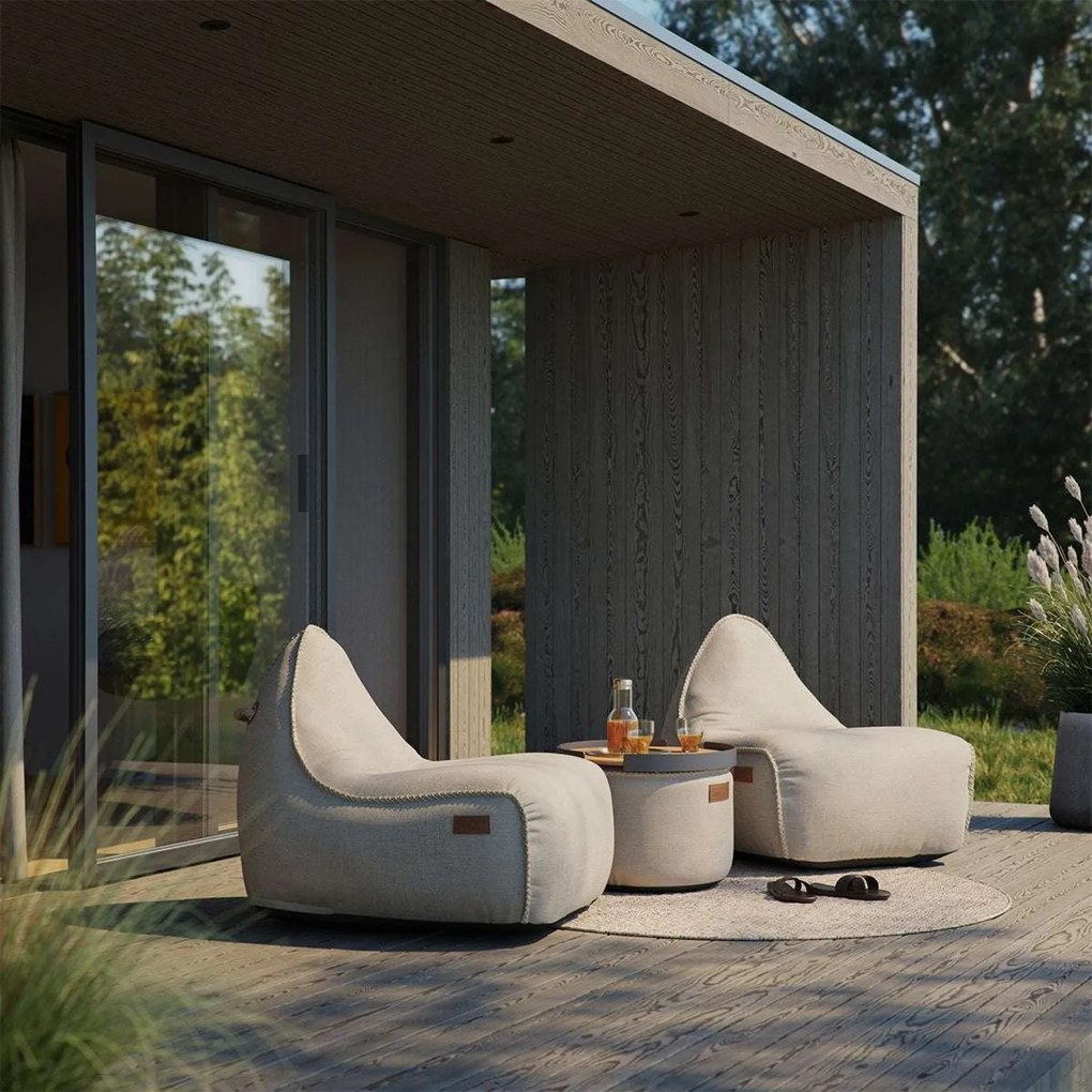 RETROit Poef Cobana Drum - Kirra Sand
