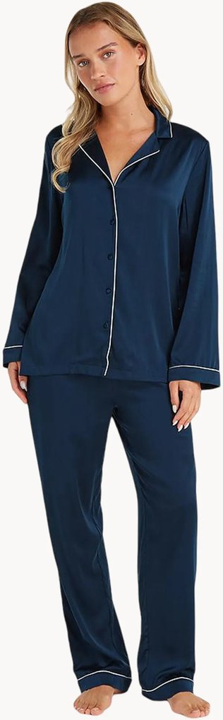 Premium zijden pyjama, 2-delig