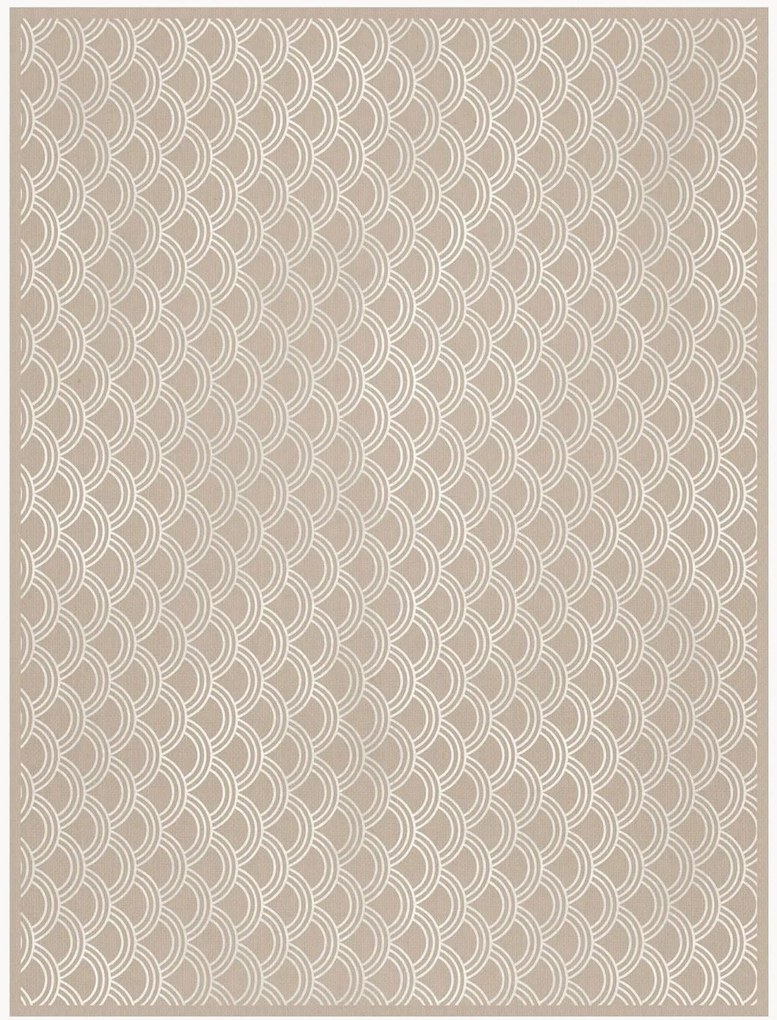 Vinyl vloerkleed Olas Japonesas Beige
