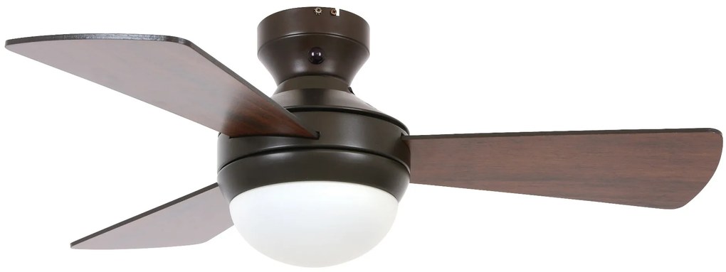 Beacon Airlie Hugger Plafondventilator 92cm Dark Koa/Brons 512311