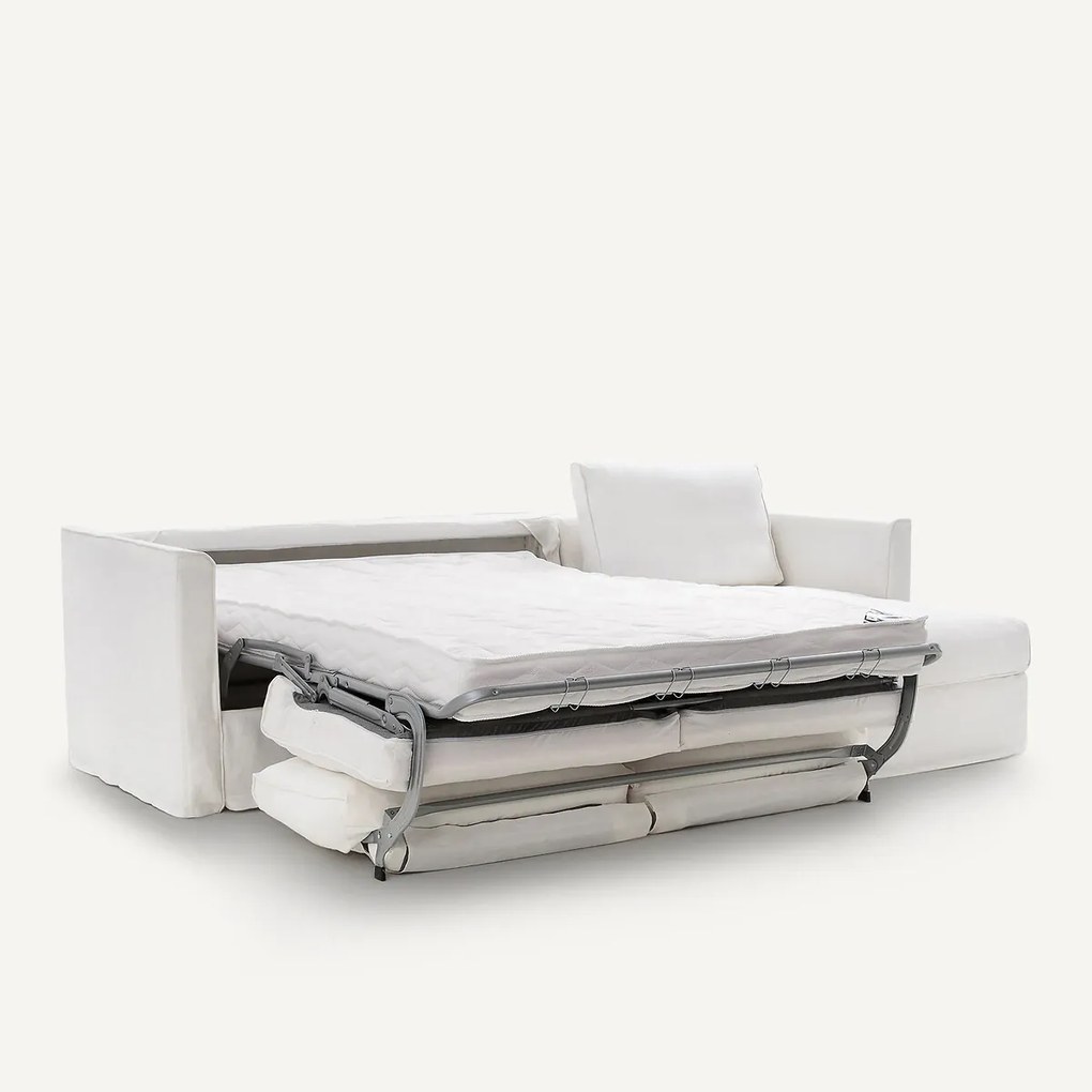 Hoekbank, omvormbaar, gekreukt linnen, Camille