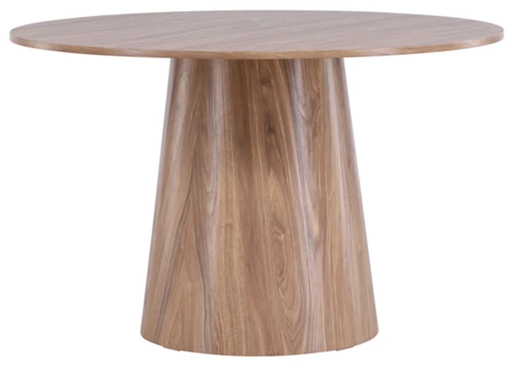 Ronde Eettafel Met Ronde Voet Naturel - 120 X 120cm.
