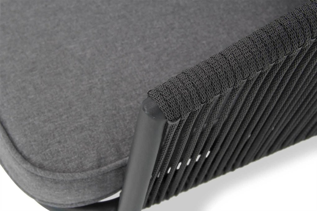 Tuinstoel stapelbaar Rope Grijs-antraciet Santika Novita