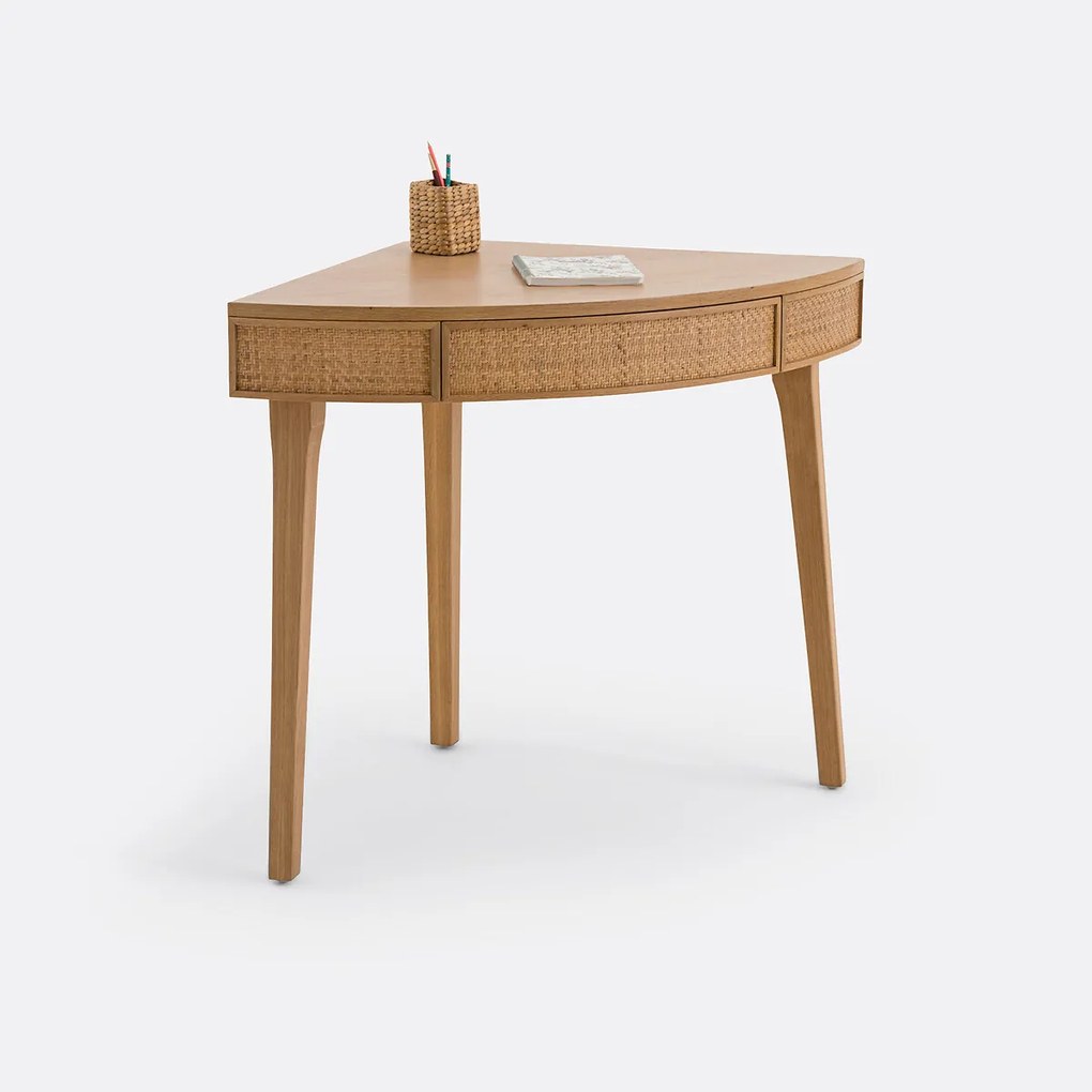 Bureau, hoekconsole met lade, Achilde