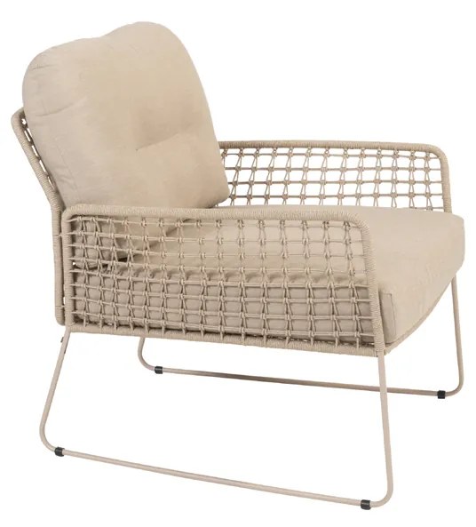 Taste by 4 Seasons Albano loungestoel latte  Loungestoel    taupe weerbestendig
