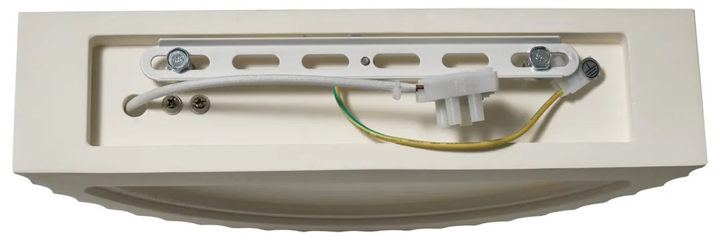 Scandinavische wandlamp wit organisch - Plaster