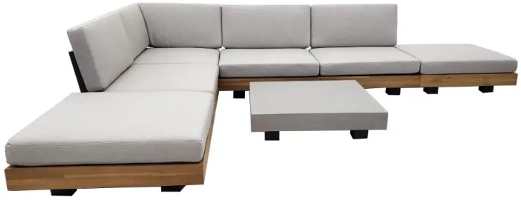 The Outsider Hoek Loungeset - Lodewijk - Acacia - Grijs - The Outsider