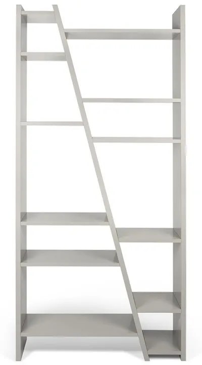 TemaHome Delta Schuine Wandkast 97 Cm Mat Grijs - 97x30x195cm.