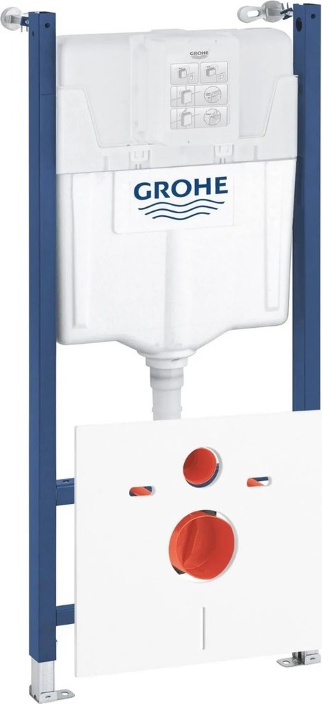 Grohe Solido 3-in-1 set van inbouwreservoir incl. wandankers en geluidsisolatiemat