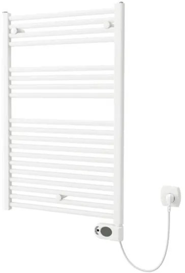 Plieger Elba Electrical Elektrische Designradiator -94.2x60cm - met thermostaat - 500w - wit 1470431
