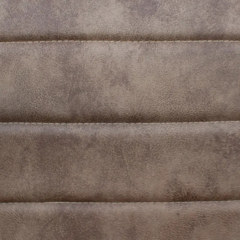 Eetkamerstoel - Apollo II - stof Cowboy retro lederlook taupe