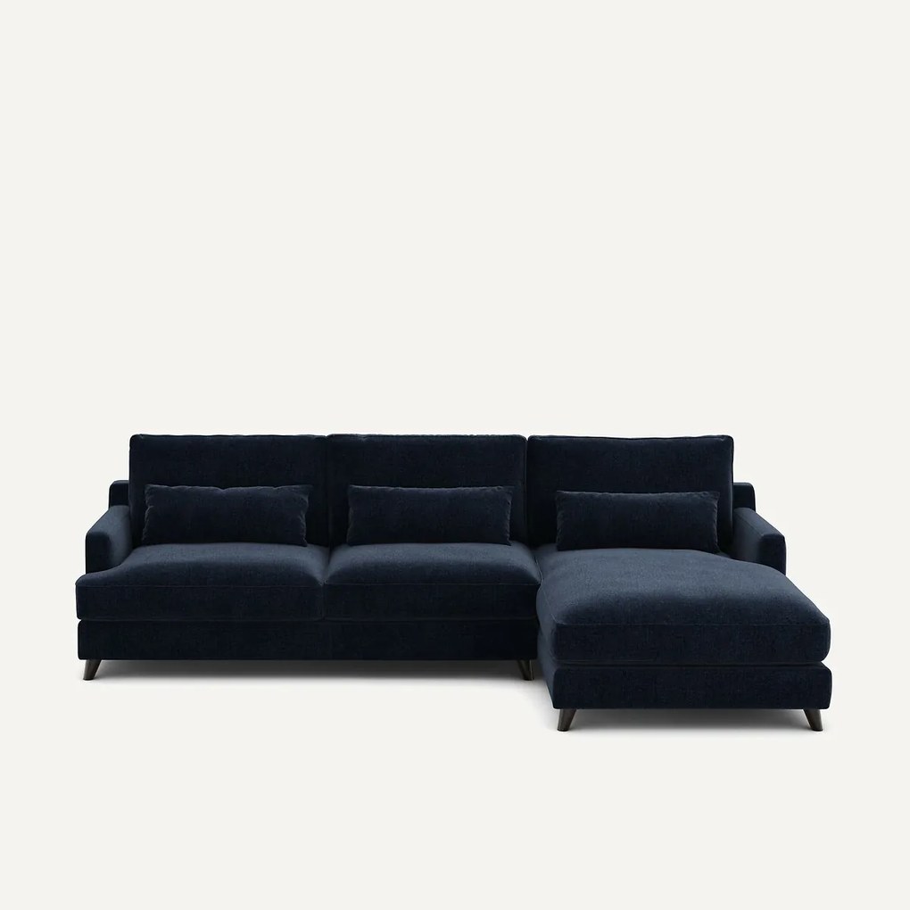 Chenille fluwelen hoekbank, Alwine