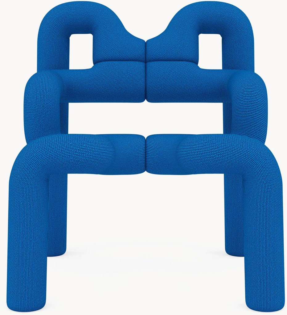 Gebreide wollen armleunstoel Ekstrem