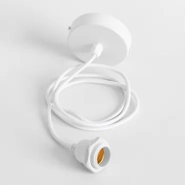 Kabel Voor Buitenplafondlamp Van Polyethyleen Hannon Wit - Sklum