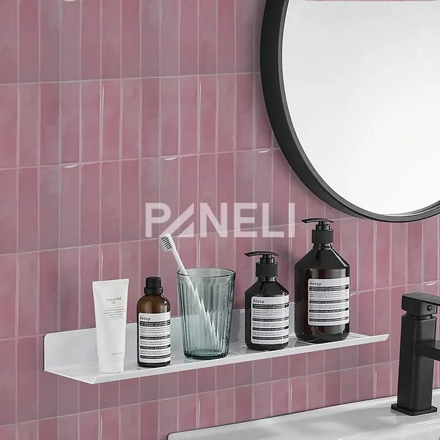 Tegelsticker Roze Langwerpig - 29 cm x 22.9 cm x 0.11 cm | 0.07 kg | Paneli zelfklevende steenstrips