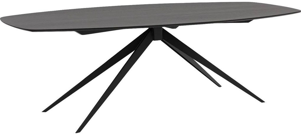 Goossens Excellent Eettafel Uniek, Semi ovaal 240 x 120 cm