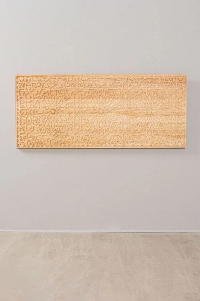 Hoofdbord Rustiek Hout voor bedden van 160 en 150 cm Naturel