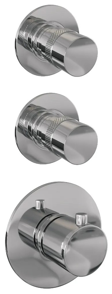 Brauer Chrome Edition complete inbouw regendouche met 3 standen handdouche, gebogen wandarm en hoofddouche 30cm set 10 chroom