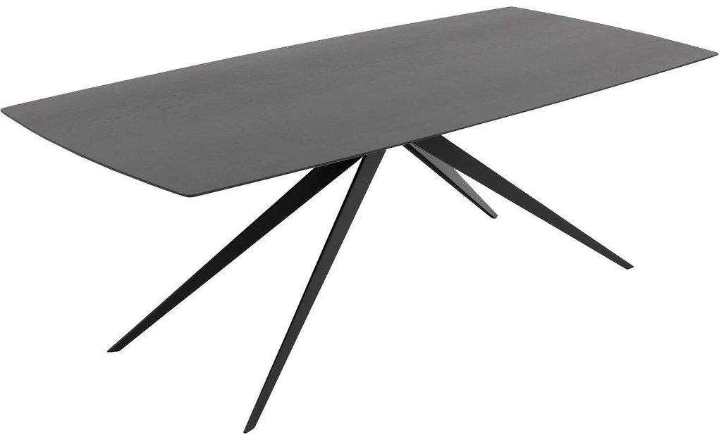 Goossens Excellent Eettafel Uniek, Semi rechthoekig 220 x 100 cm