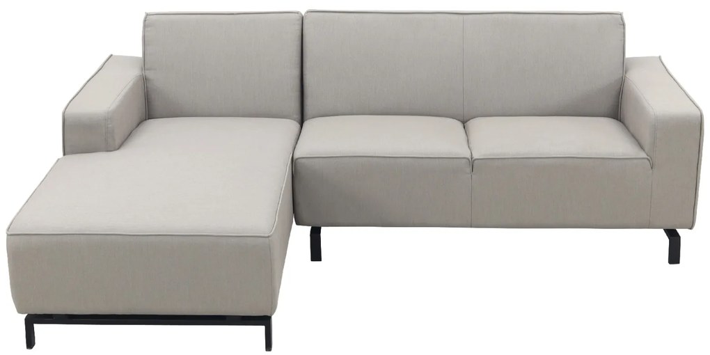 Boavista Sunbrella loungebank chaise longue - Nature Grey - 2-delig - rechts