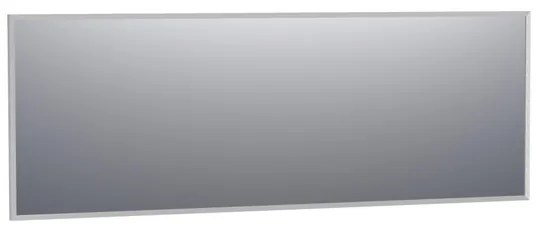 BRAUER Onyx spiegel - 200x70cm - rechthoekig - aluminium-kleurig geborsteld frame SP-ON200RHA
