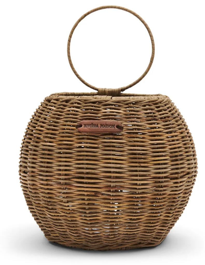 Rivièra Maison - Rustic Rattan Cascais Basket - Kleur: naturel