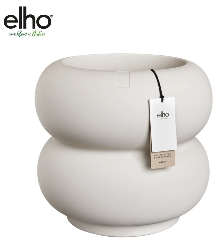 Pot Elho Amber Roll Wit