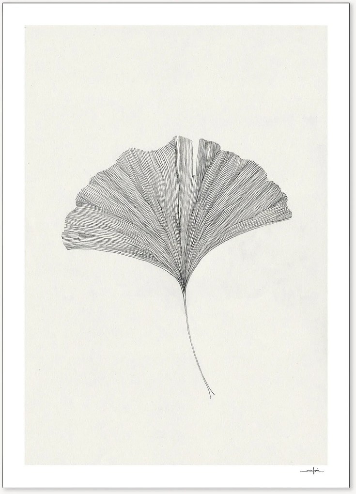 Poster Grinkgo Leaf
