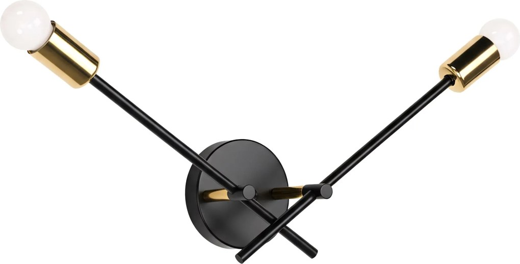 WANDLAMP APP1119-2W Zwart