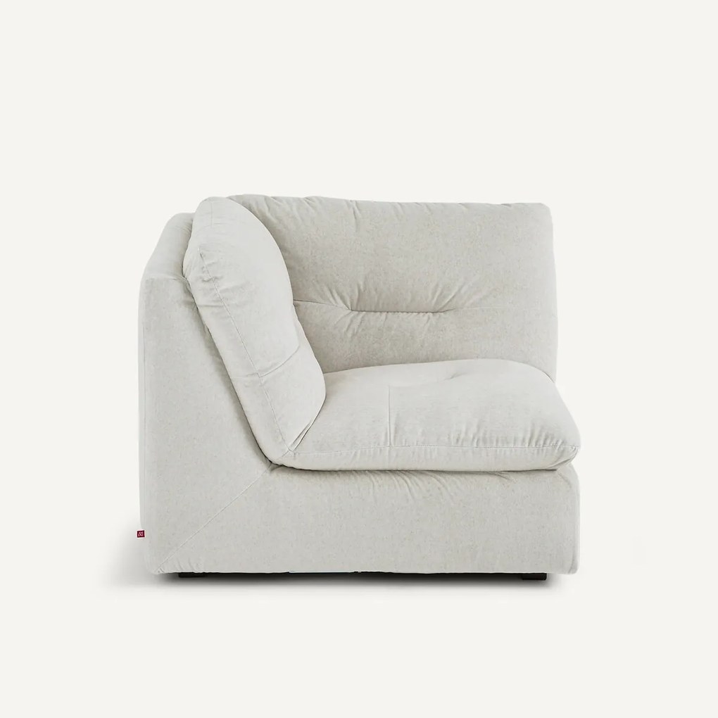 Modulaire 90° hoek in linnen fluweel, GIULIANO