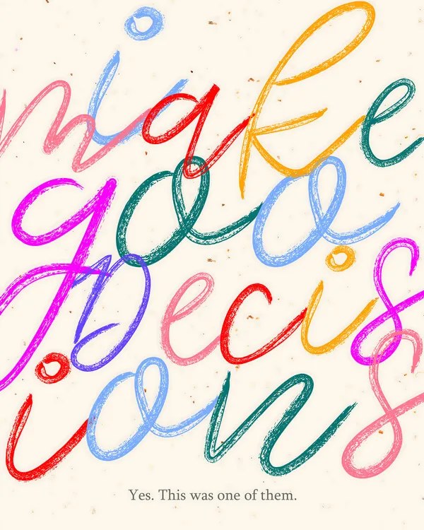 Ilustratie I Make Goo Decisions, Uma Gokhale