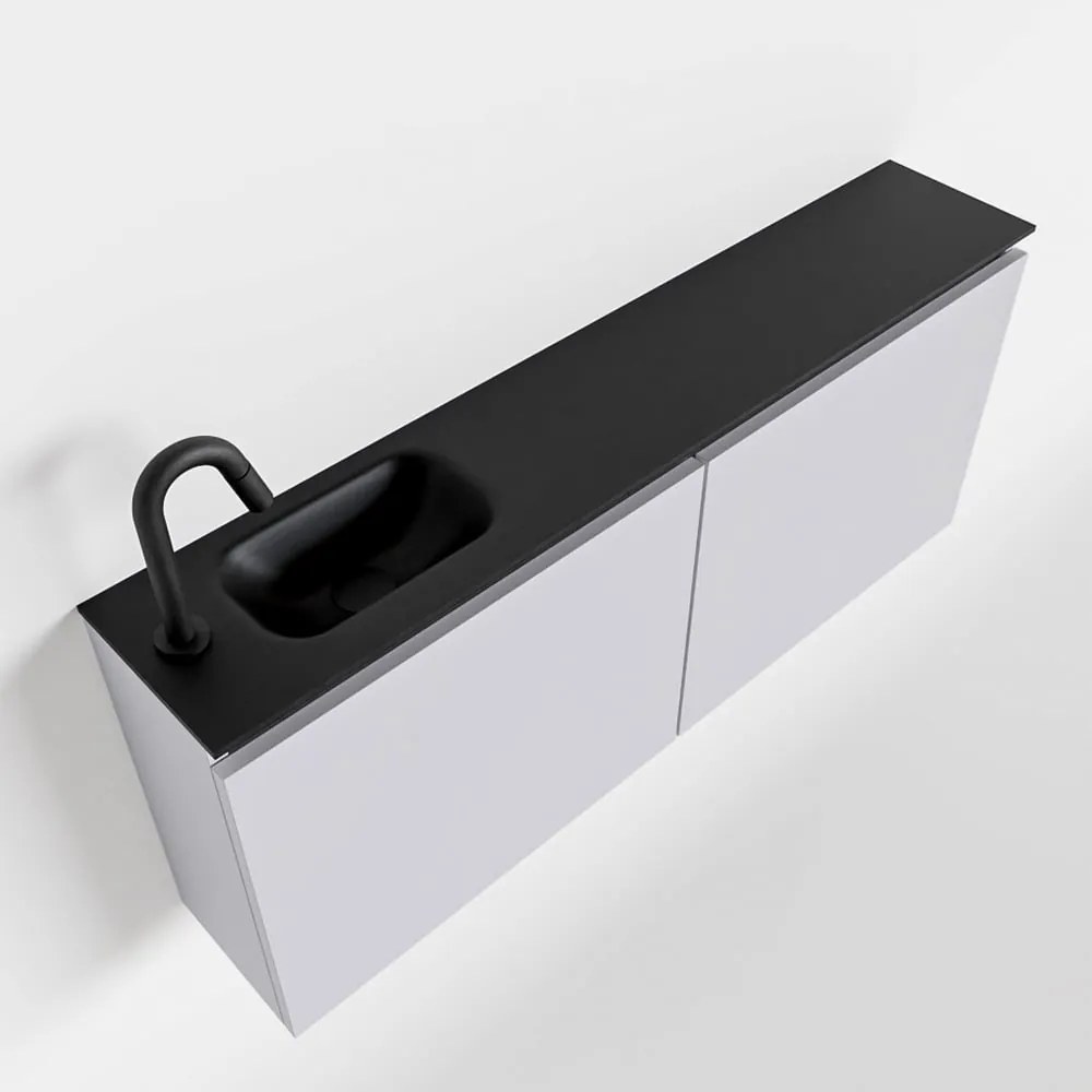 Mondiaz Ture 120cm toiletmeubel cale met wastafel urban links 1 kraangat