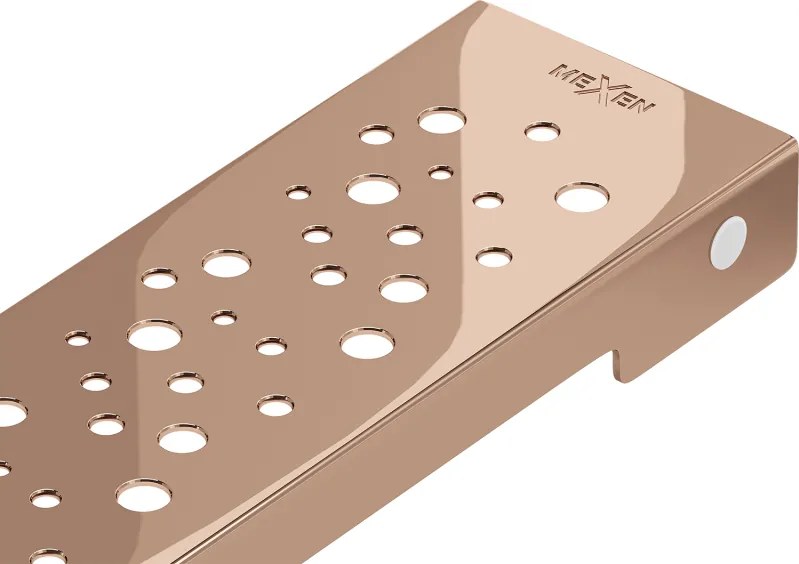 Mexen Flat M12 afdekplaat voor lijnafvoer 60 cm. roze goud - 1621060