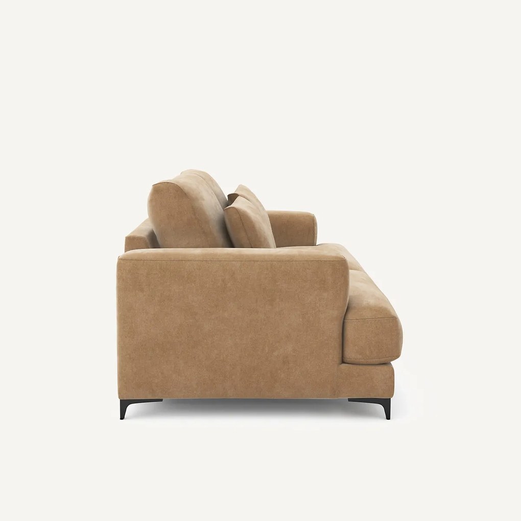 3-zits slaapbank stonewashed fluweel, Marsile