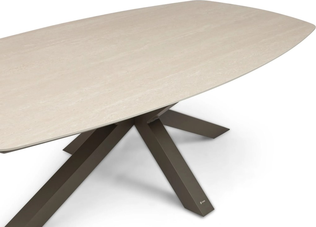 Dining Tuintafel rechthoekig 240 x 120 cm Taupe Voyage