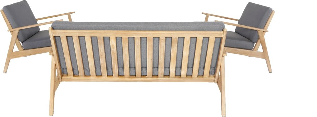 The Outsider Stoel-Bank Loungeset - Narvik - Acacia - Grijs - The Outsider