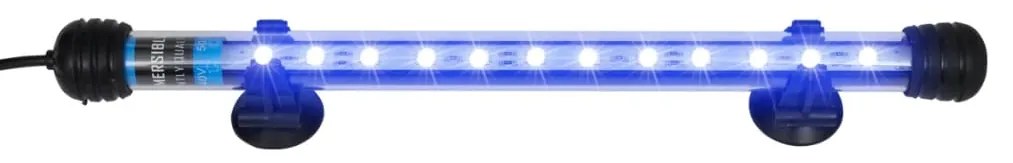 vidaXL LED-aquariumlamp 28 cm blauw