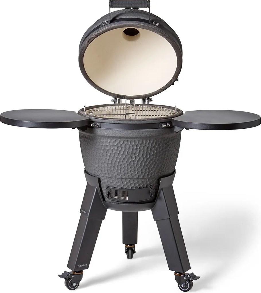 Moddern charcoal grey Complete kamado - houtskoolbarbecue